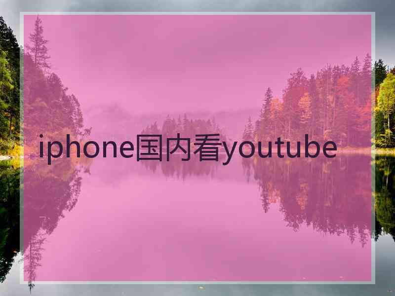 iphone国内看youtube