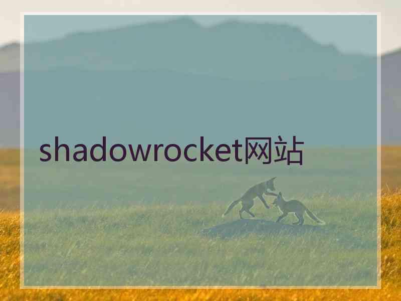 shadowrocket网站