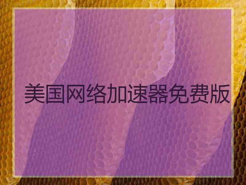 美国网络加速器免费版