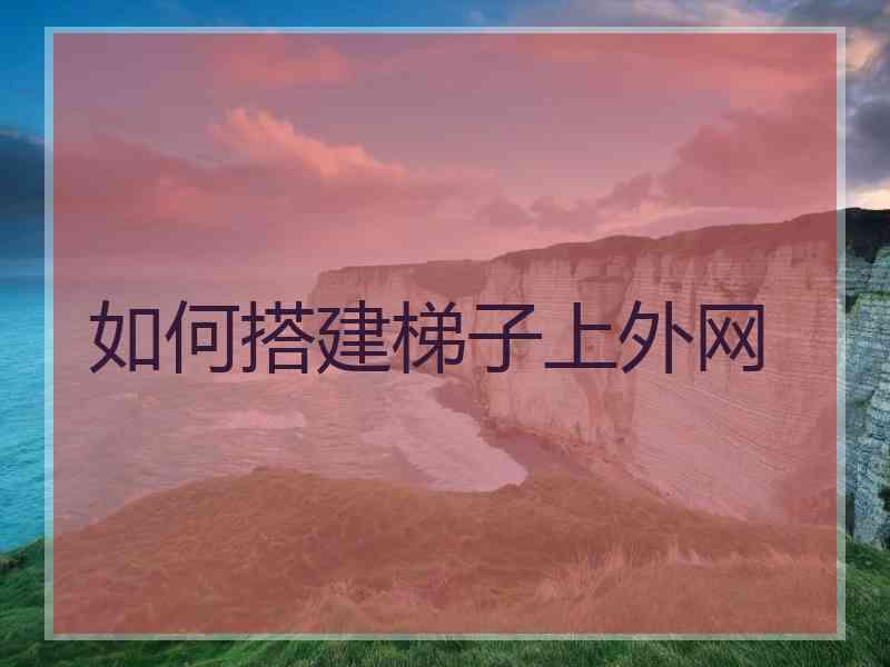 如何搭建梯子上外网