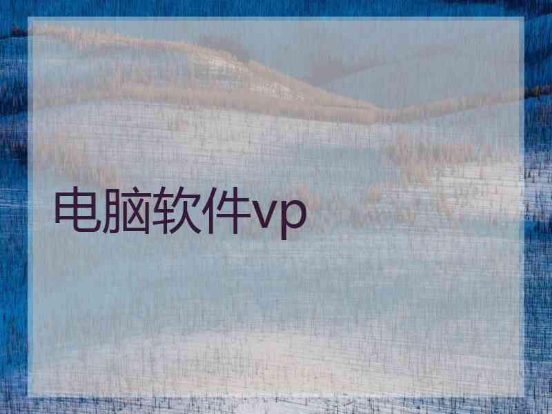 电脑软件vp