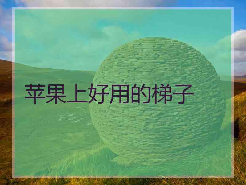 苹果上好用的梯子