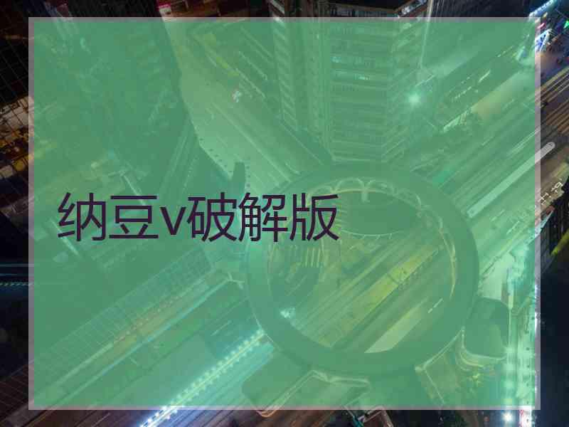 纳豆v破解版