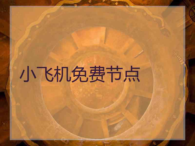 小飞机免费节点