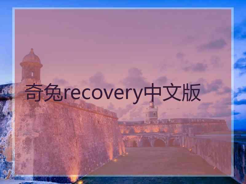 奇兔recovery中文版