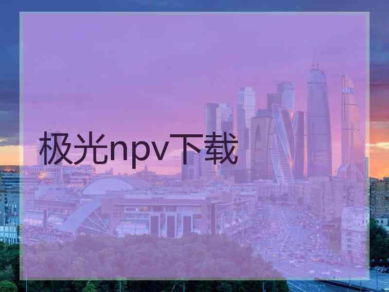 极光npv下载