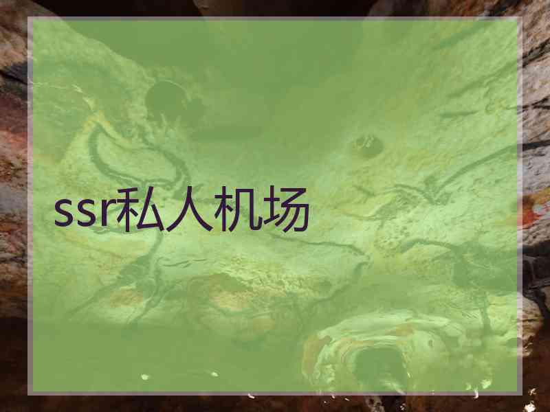 ssr私人机场