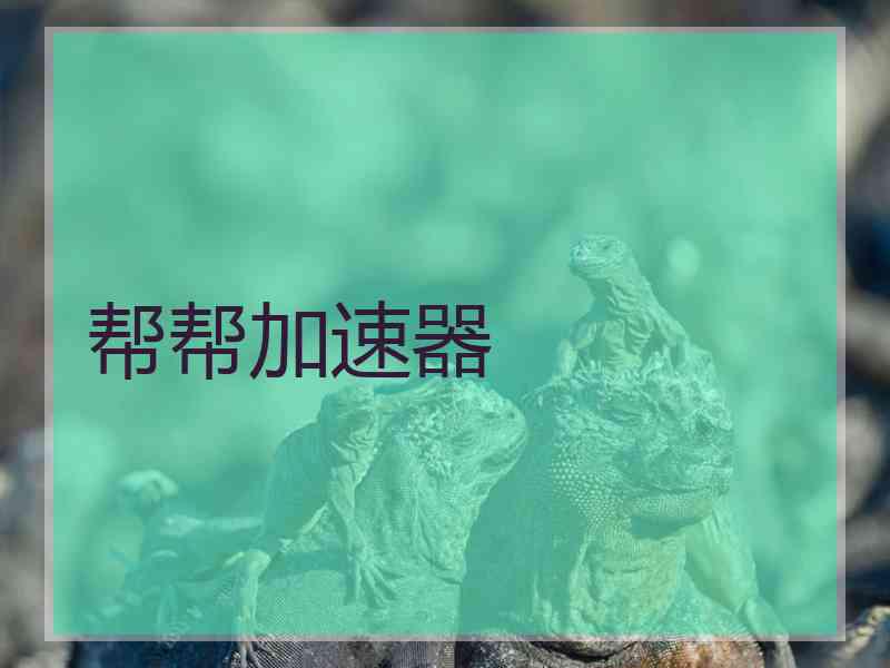 帮帮加速器