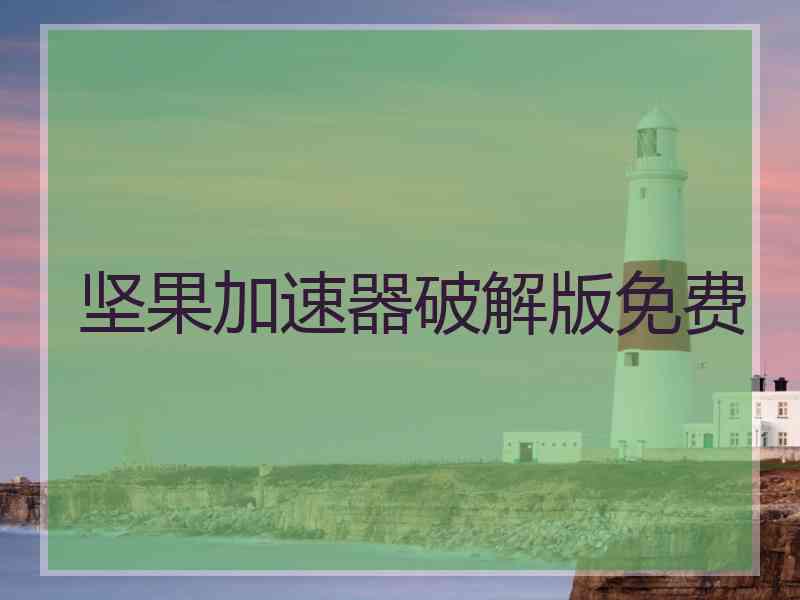 坚果加速器破解版免费