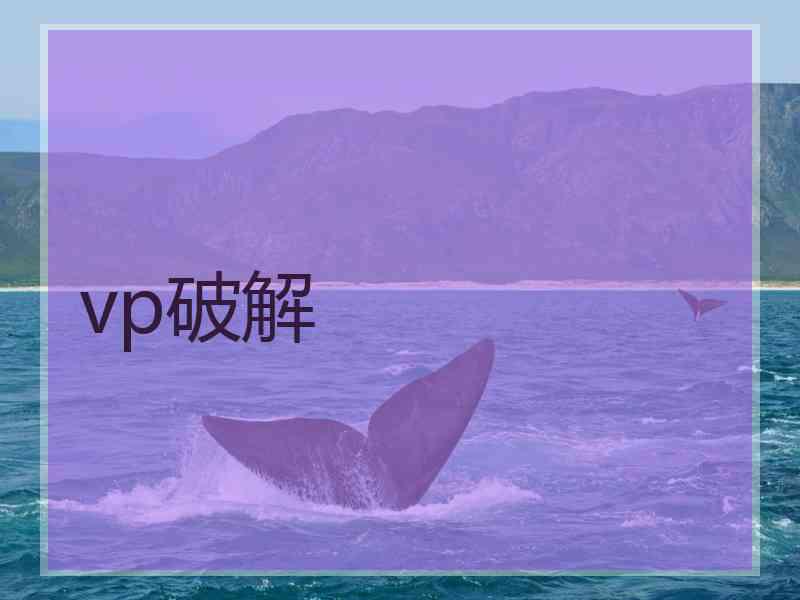 vp破解