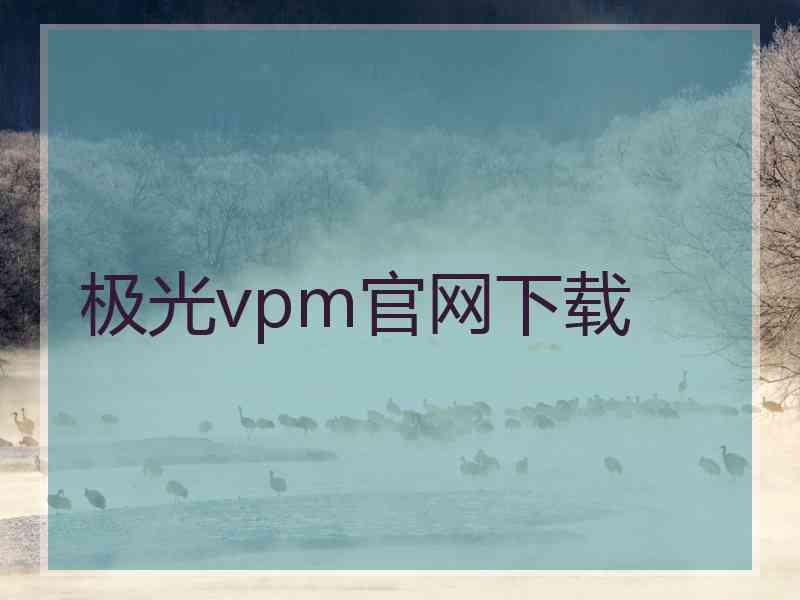 极光vpm官网下载