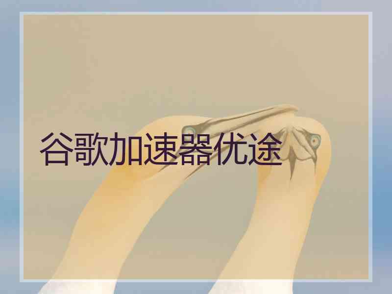 谷歌加速器优途