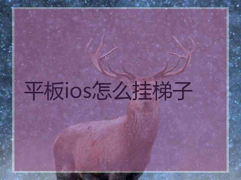 平板ios怎么挂梯子