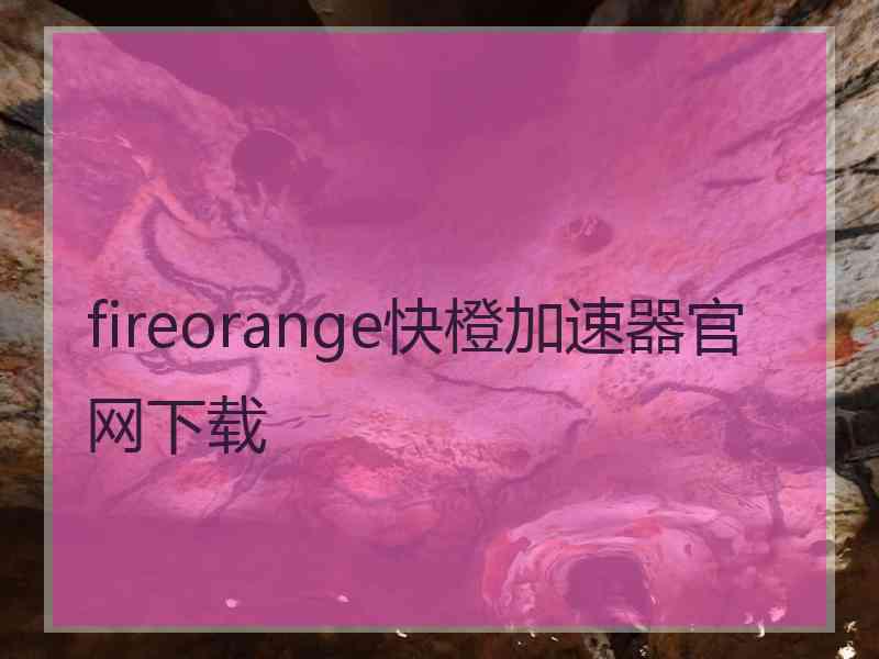 fireorange快橙加速器官网下载