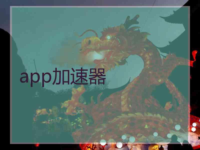 app加速器