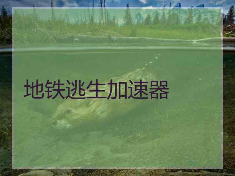 地铁逃生加速器
